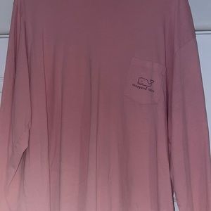 Vineyard Vines Pink Long Sleeve Shirt
